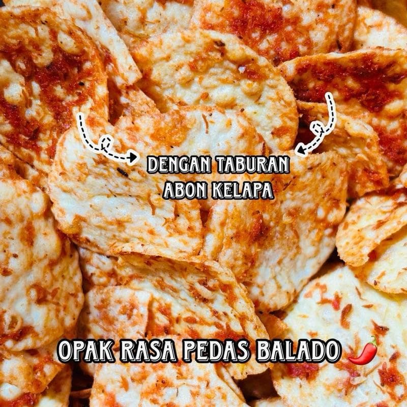 Keripik Opak Serundeng Balado β foto 2